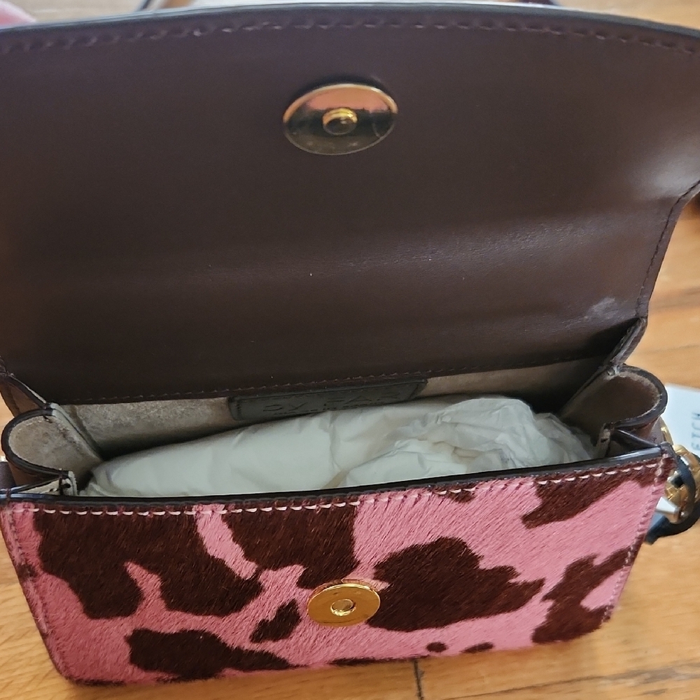 BY FAR Pink and Brown Mini Bag - Picture 3 of 4